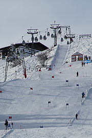 gefahren wurde auf der FIS Strecke am Schatzberg (©Foto: Martin Schmitz)